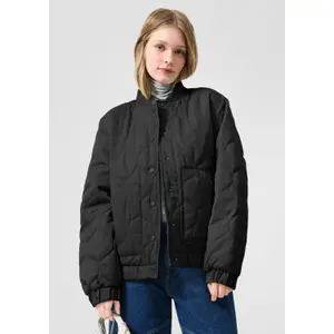 Women's Padded Jacket with Patch Pockets QS image-6