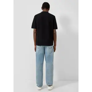 Textured knit polo QS image-4