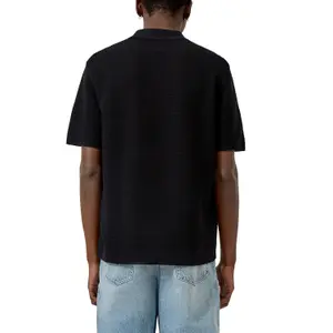 Textured knit polo QS image-5