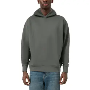 Compact Fleece Hoodie with Side Pockets QS image-2