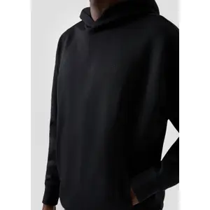 Compact Fleece Hoodie with Side Pockets QS image-3