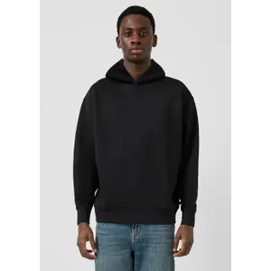 Compact Fleece Hoodie with Side Pockets QS image-6
