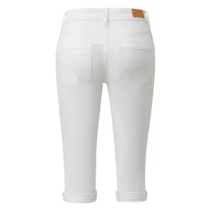 Womens Slim Capri Jeans QS image-1