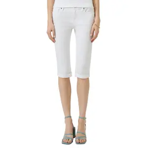 Womens Slim Capri Jeans QS image-2