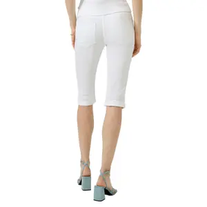 Womens Slim Capri Jeans QS image-5