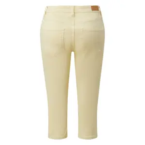 Womens Slim Capri Jeans QS image-1