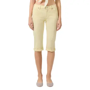 Womens Slim Capri Jeans QS image-2