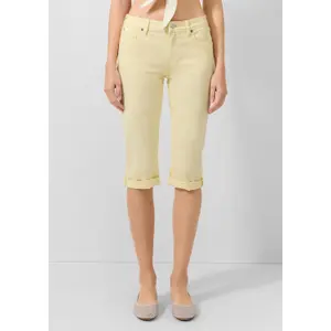 Womens Slim Capri Jeans QS image-6