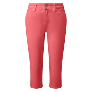 Womens Slim Capri Jeans QS image-0
