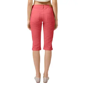 Womens Slim Capri Jeans QS image-5