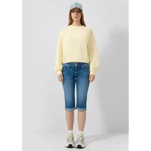Γυναικεία τζιν Slim denim QS image-1