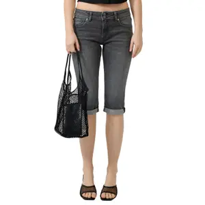 Women's Slim Denim Jeans QS image-2