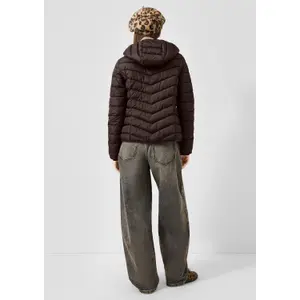 Leicht gepolsterte Kapuzenjacke Damen QS image-4