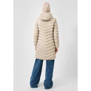 Leicht gepolsterte Kapuzenjacke für Frauen QS image-4