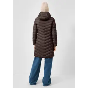Leicht gepolsterte Kapuzenjacke für Frauen QS image-4