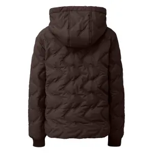 Damenjacke mit geprägtem Steppmuster und Kapuze QS image-1