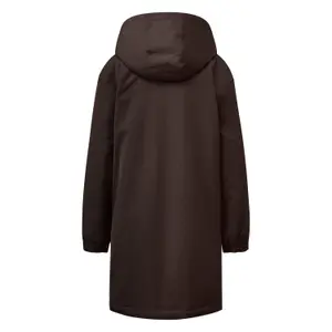 Knee-Length Parka with Faux Fur Lining Women QS image-1