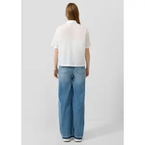 Women's short-sleeved blouse QS Loose Fit image-4