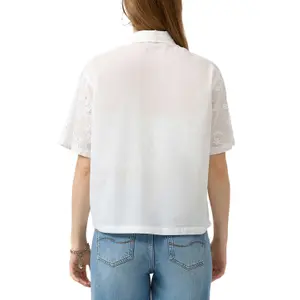Women's short-sleeved blouse QS Loose Fit image-5