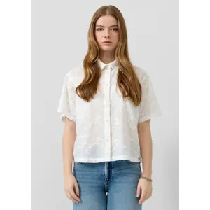 Women's short-sleeved blouse QS Loose Fit image-6