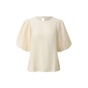 Voluminous Puff Sleeve Blouse Women QS image-0
