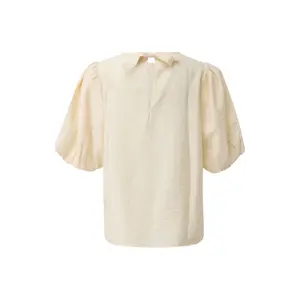 Voluminous Puff Sleeve Blouse Women QS image-1
