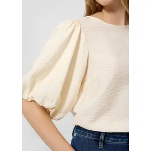 Voluminous Puff Sleeve Blouse Women QS image-3
