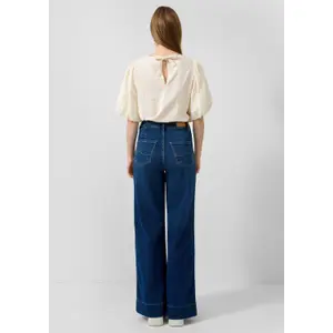Voluminous Puff Sleeve Blouse Women QS image-4