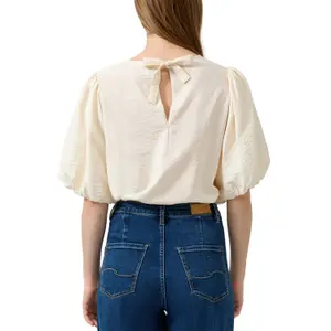 Voluminous Puff Sleeve Blouse Women QS image-5