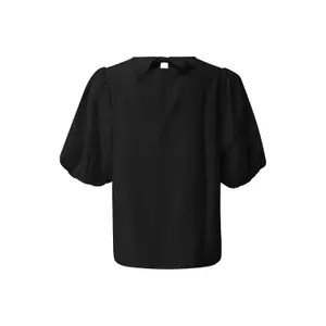 Voluminous Puff Sleeve Blouse Women QS image-1