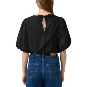 Voluminous Puff Sleeve Blouse Women QS image-5