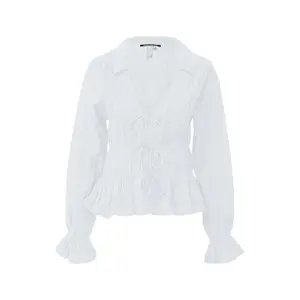 Women's Smocked Blouse QS Regular Fit image-0