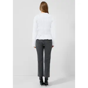 Women's Smocked Blouse QS Regular Fit image-4