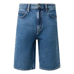 Mid-Rise Denim Shorts QS image-0