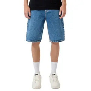 Mid-Rise Denim Shorts QS image-2