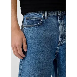 Mid-Rise Denim Shorts QS image-3