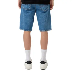 Mid-Rise Denim Shorts QS image-5