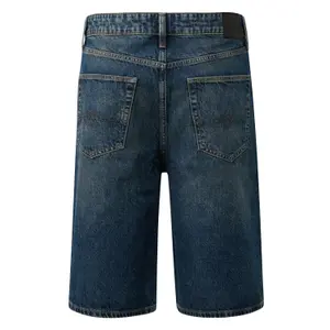 Mid-Rise Denim Shorts QS image-1