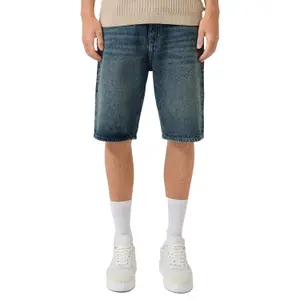 Mid-Rise Denim Shorts QS image-2