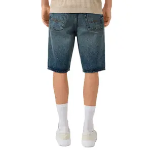 Mid-Rise Denim Shorts QS image-5