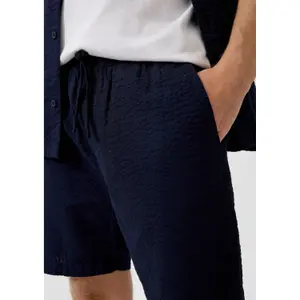 Shorts in Seersucker QS image-3