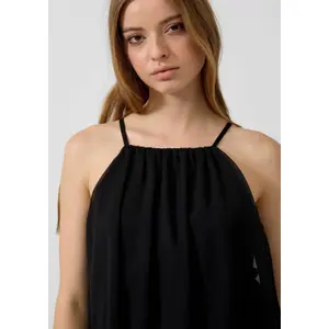 Women's Ruffle Chiffon Dress QS image-3