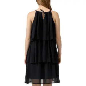Women's Ruffle Chiffon Dress QS image-5