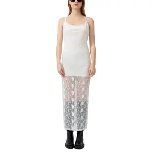 Long Lace Dress with Short Slip for Women QS image-2
