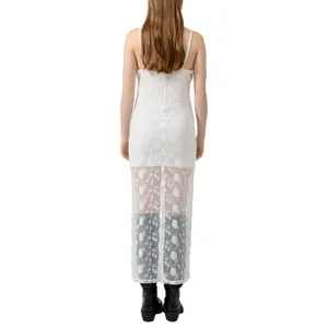 Long Lace Dress with Short Slip for Women QS image-5