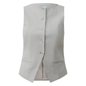 Women's Fine Striped Gilet QS image-0