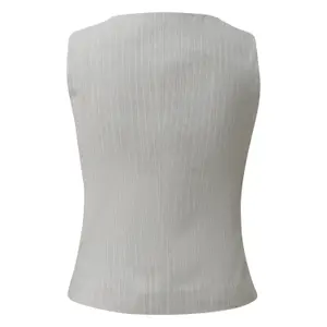 Women's Fine Striped Gilet QS image-1