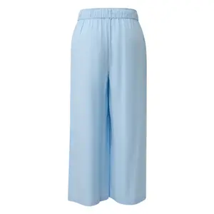 Fluid Viscose Culotte Trousers Women QS image-1