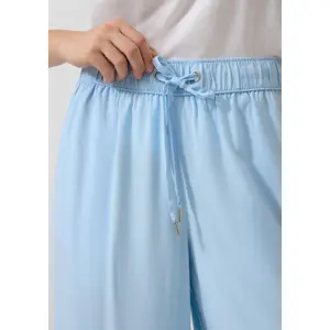 Fluid Viscose Culotte Trousers Women QS image-3
