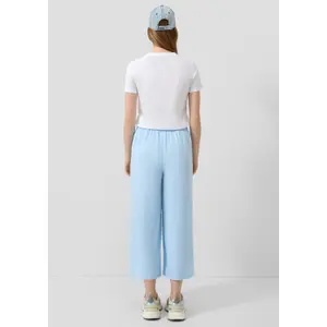 Fluid Viscose Culotte Trousers Women QS image-4